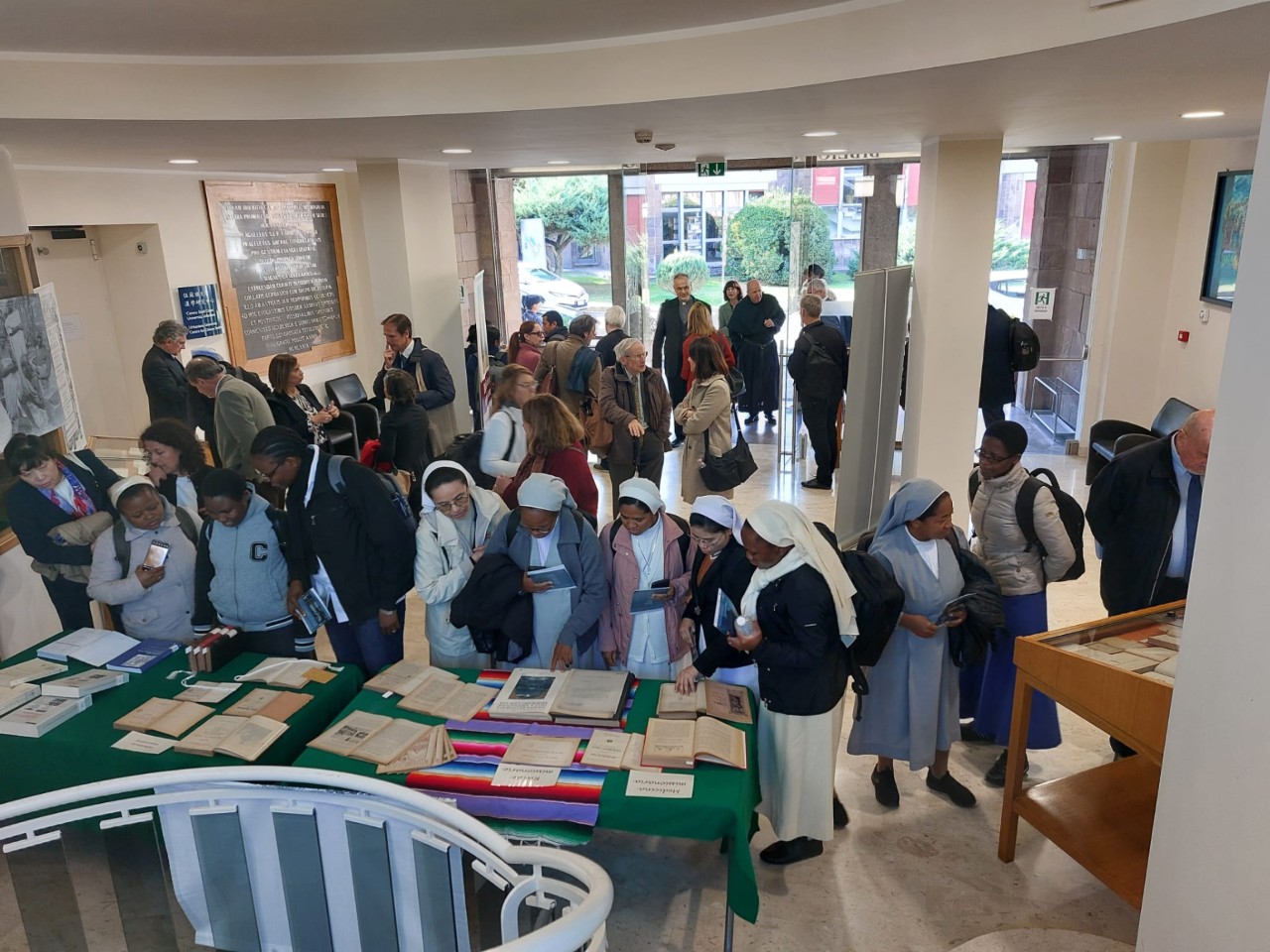 I visitatori della mostra