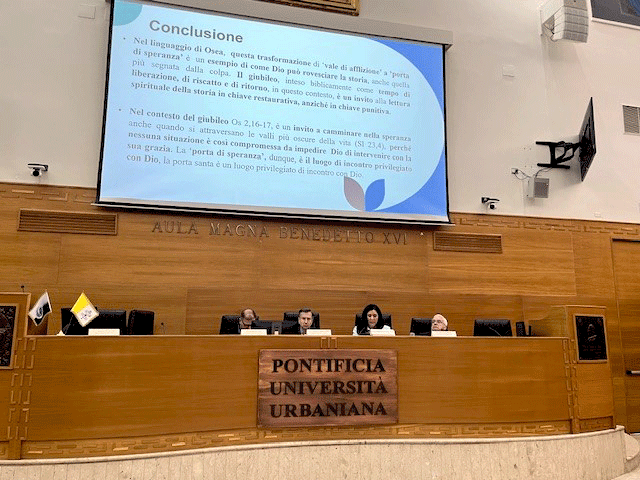 Immagini della Giornata di Studio sulle Radici Bibliche della Speranza