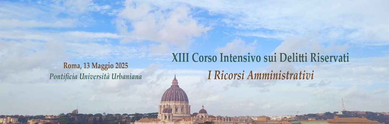 XIII Corso intensivo sui delitti riservati