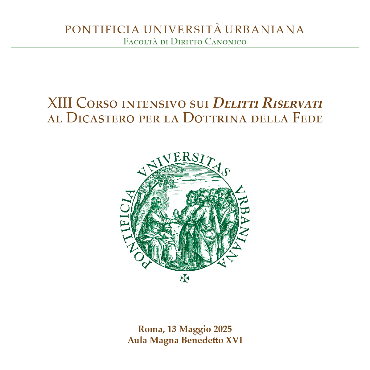 Brochure XIII Corso Intensivo sui Delitti Riservati